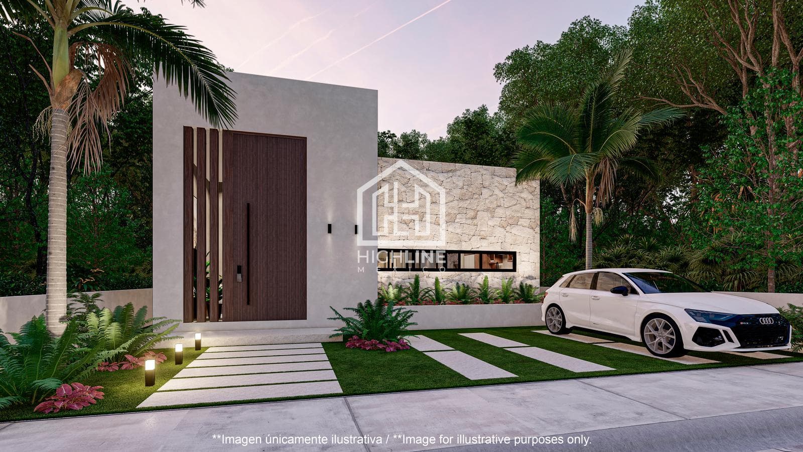 House in Tulum, FOR SALE, 3 bedrooms, with access to a golf course