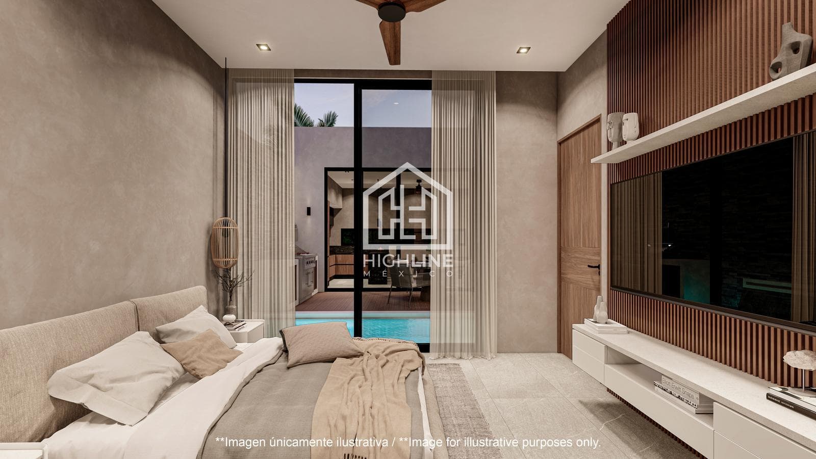 House in Tulum, FOR SALE, 3 bedrooms, with access to a golf course
