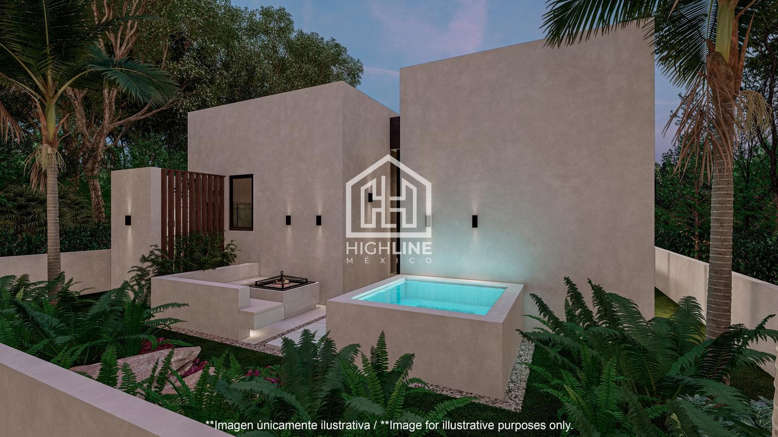 House in Tulum, FOR SALE, 3 bedrooms, with access to a golf course