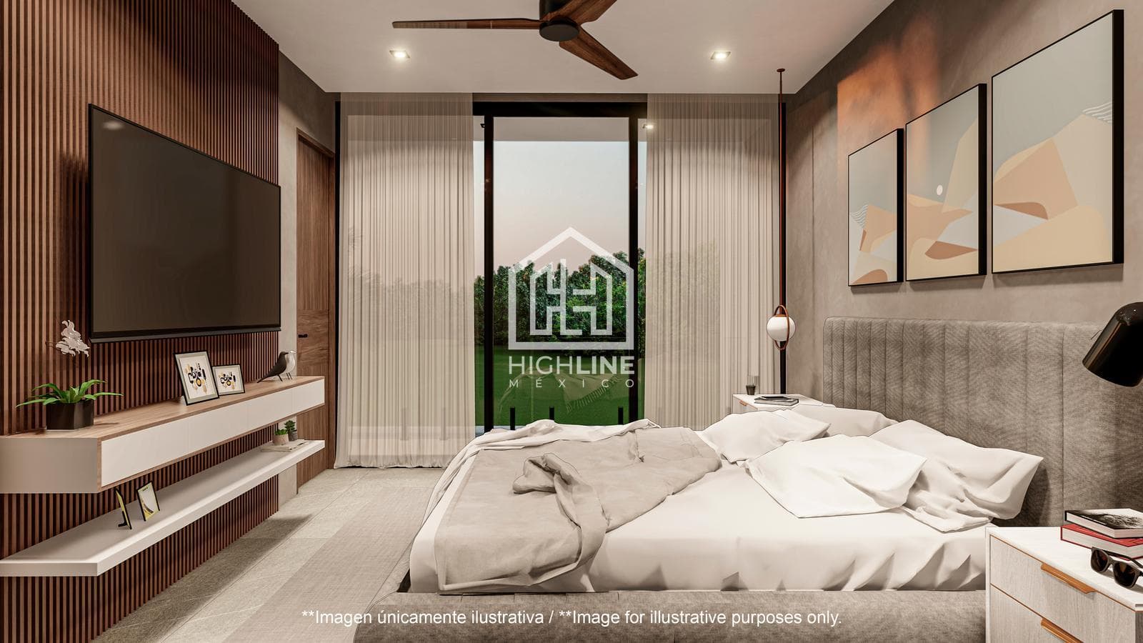 House in Tulum, for sale, with 3 bedrooms and access to a golf course