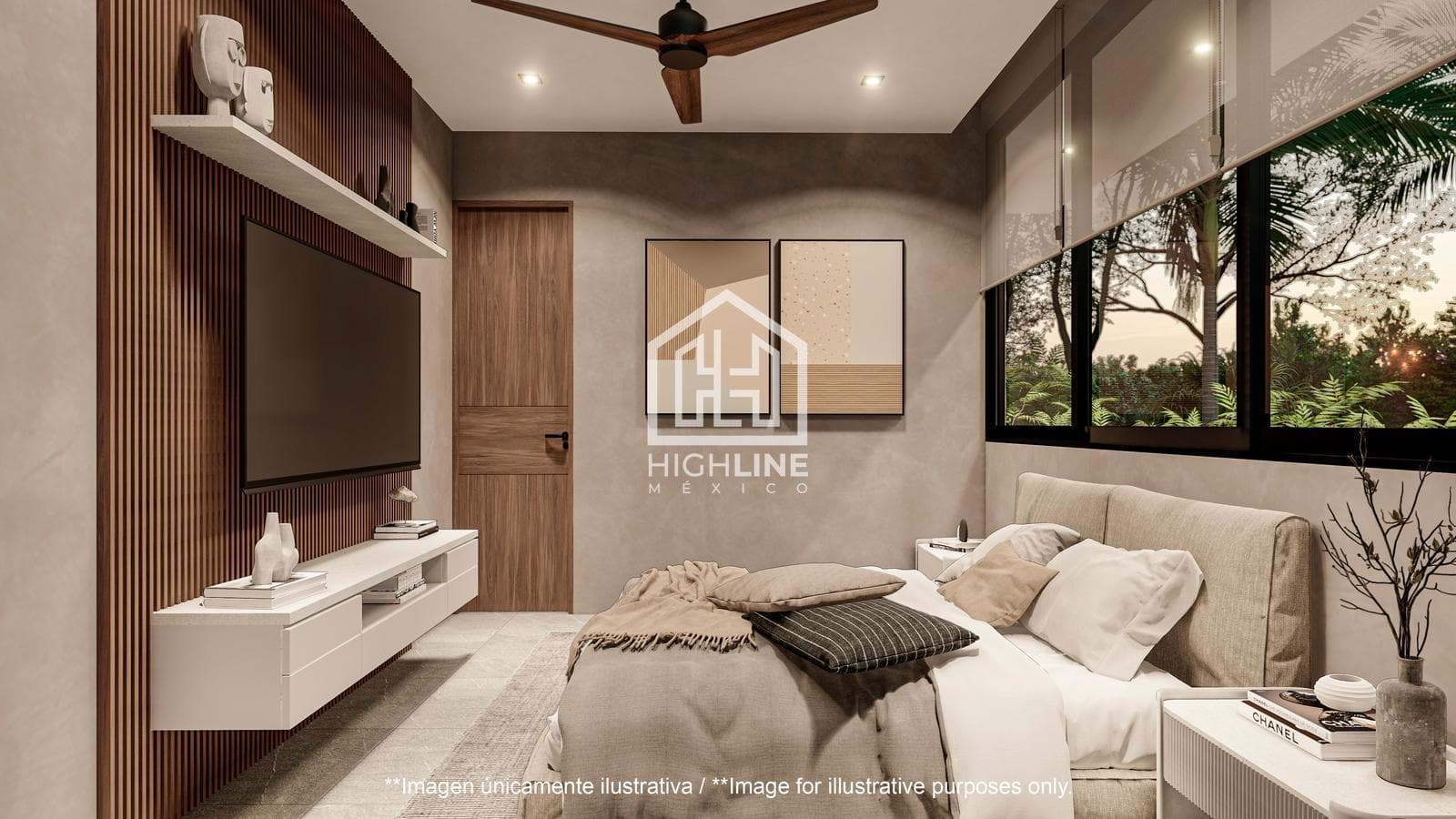 House in Tulum, for sale, with 3 bedrooms and access to a golf course