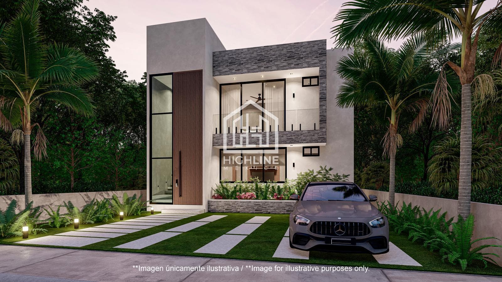 House in Tulum, for sale, with 3 bedrooms and access to a golf course