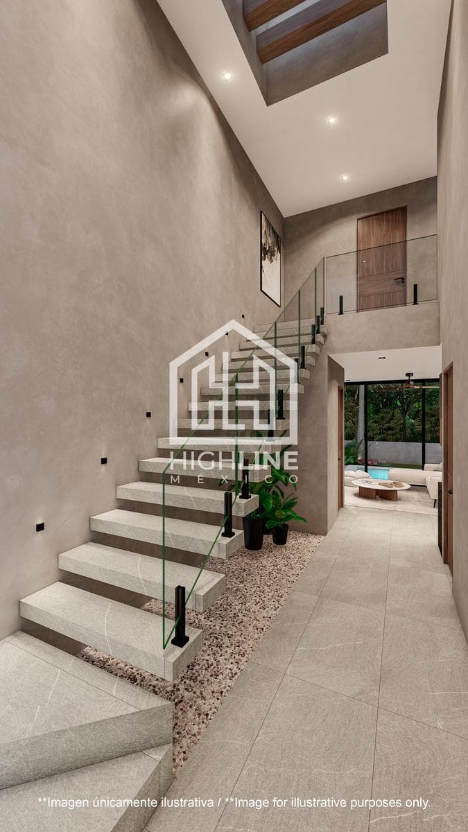 House in Tulum, for sale, with 3 bedrooms and access to a golf course