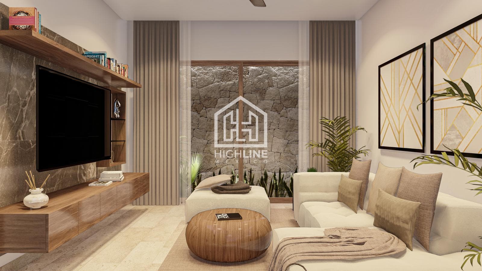 House for SALE in Tulum, 3 bedrooms, with access to a golf course