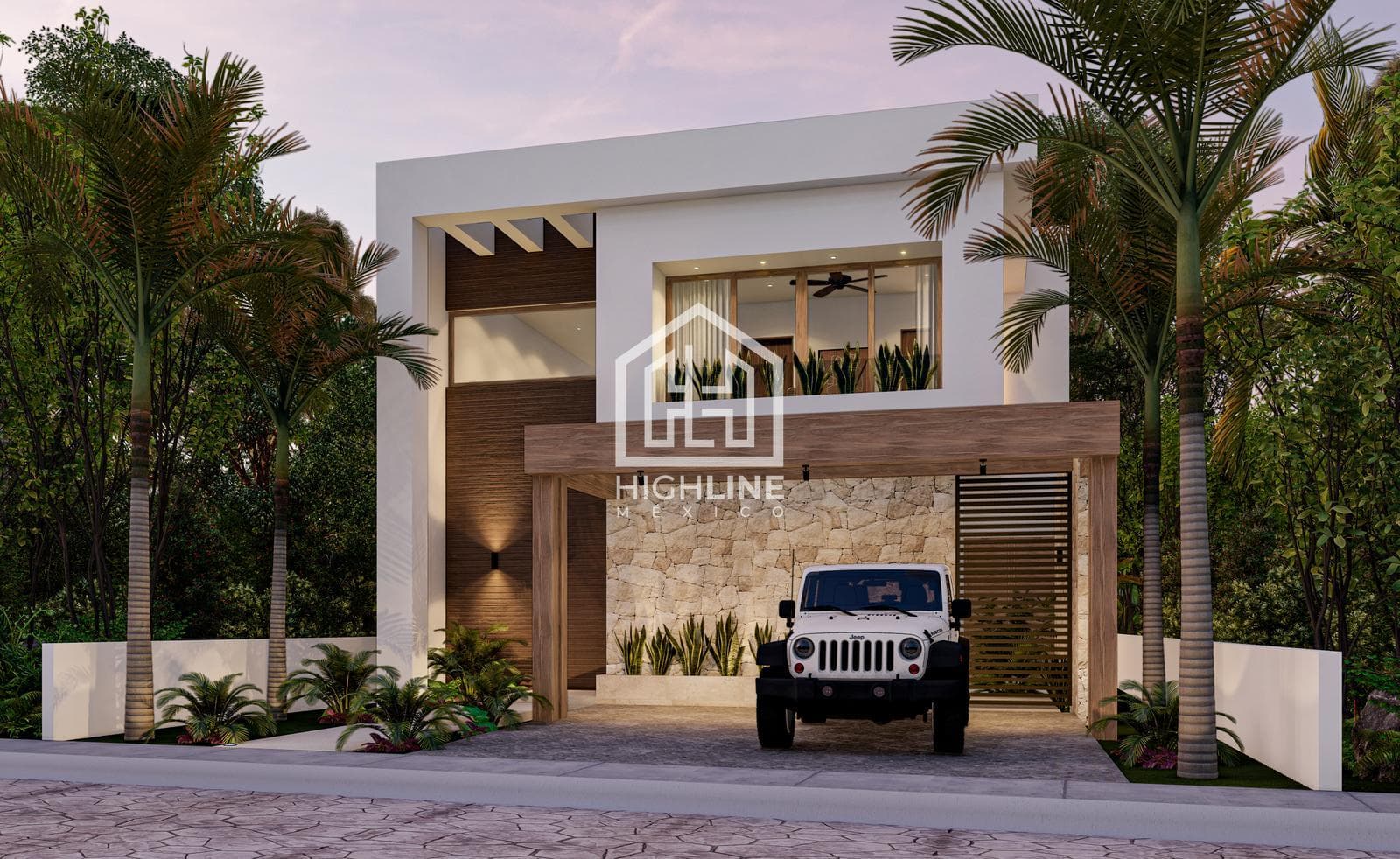 House for SALE in Tulum, 3 bedrooms, with access to a golf course
