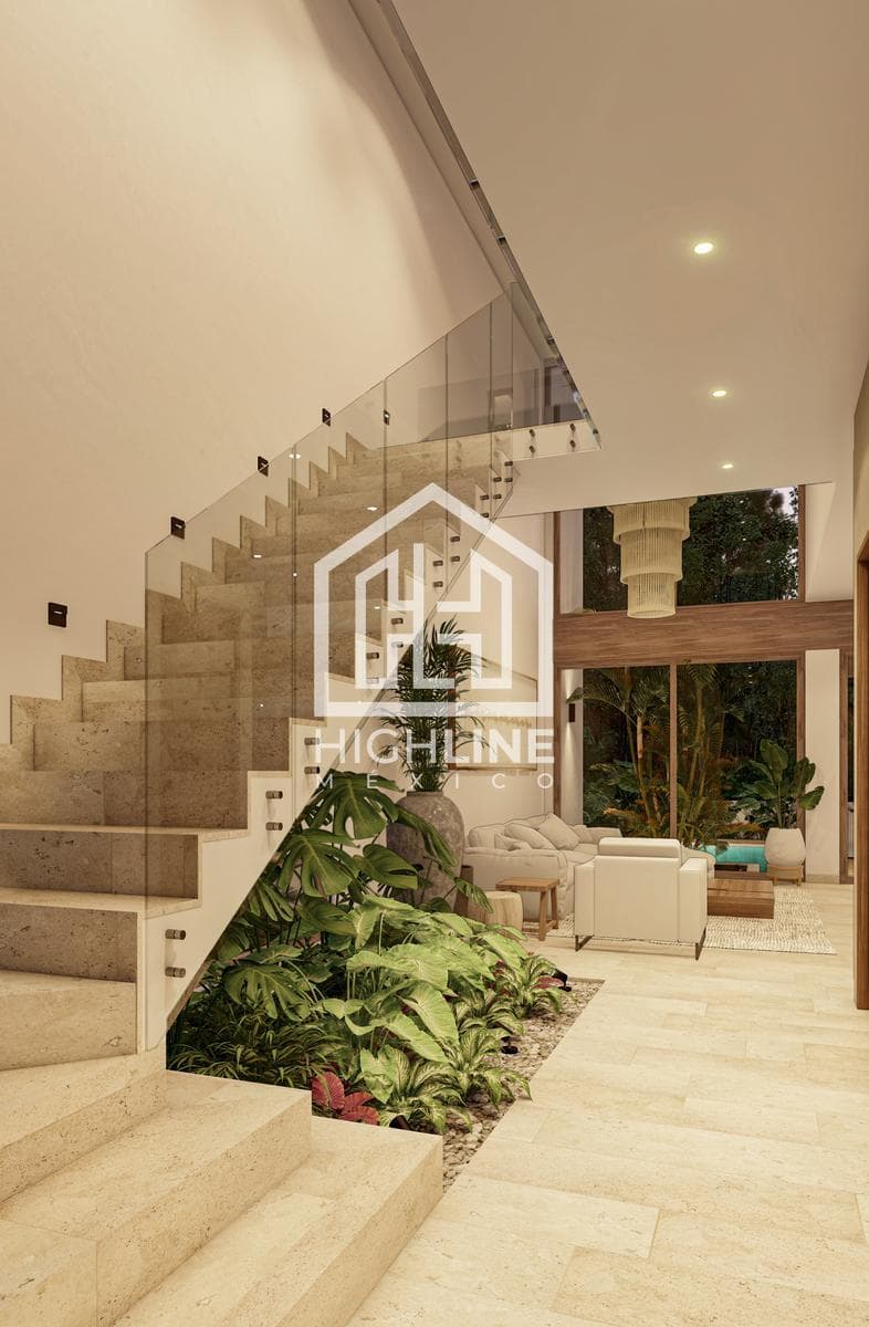 House for SALE in Tulum, 3 bedrooms, with access to a golf course