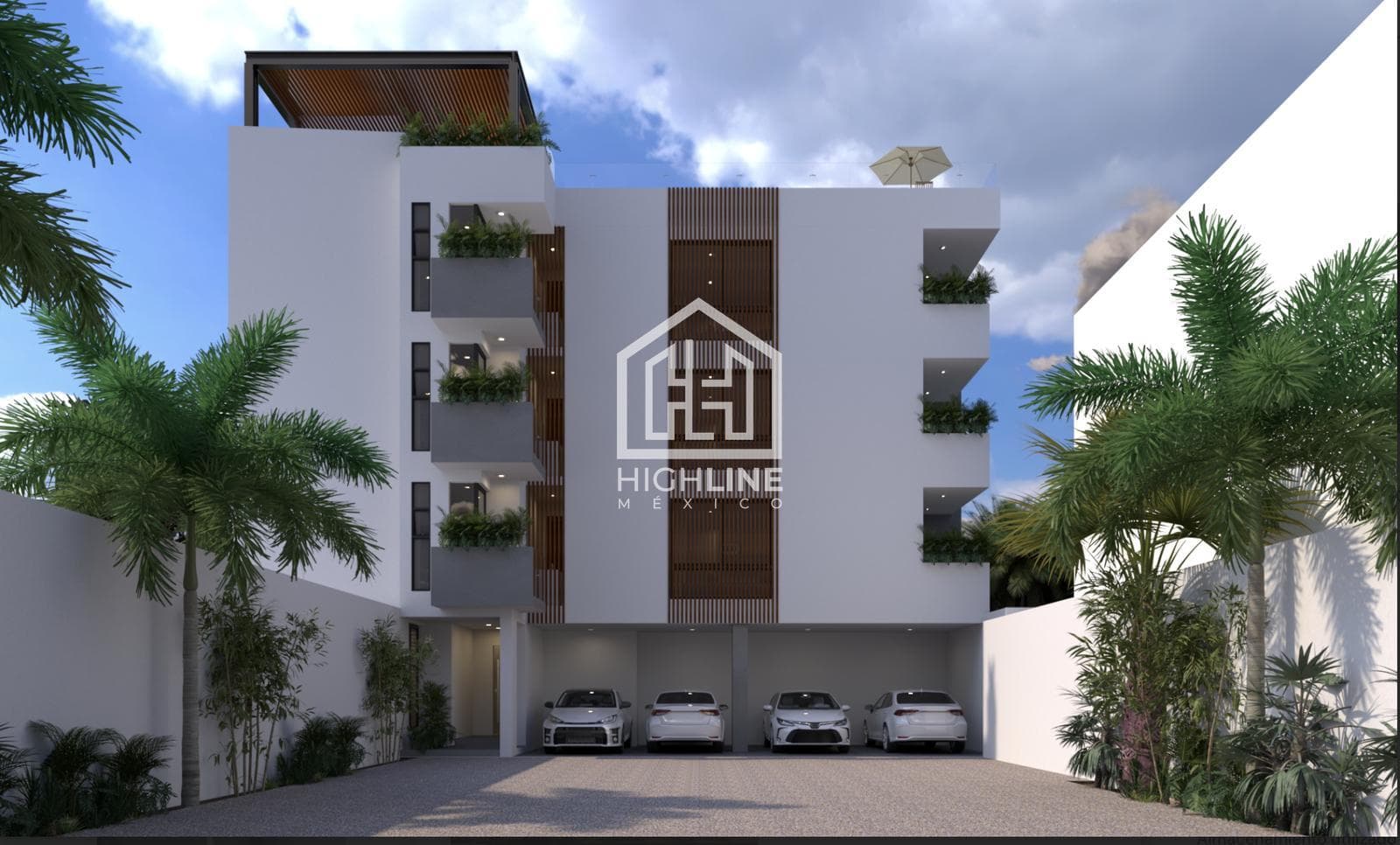 FOR SALE: 2-BEDROOM APARTMENT IN PLAYA DEL CARMEN WITH POOL, GYM, ROI, CRYPTO