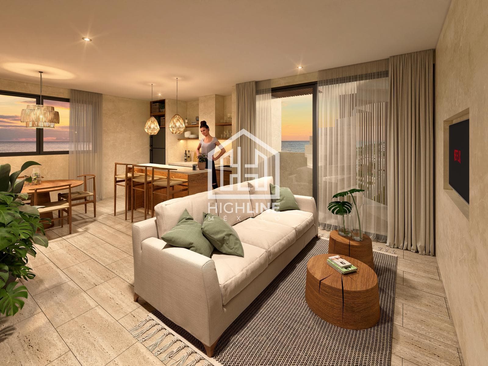 2-BEDROOM APARTMENT / FOR SALE / OCEANFRONT / MAHAHUAL / CAPITAL GAINS / ROI / DIVING.