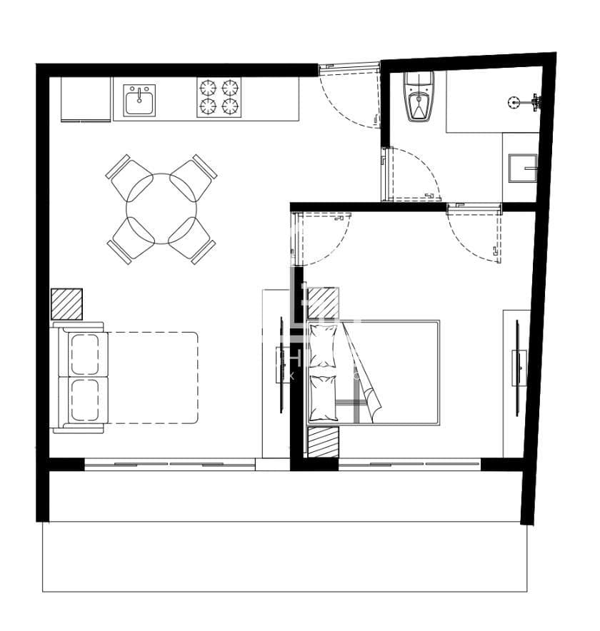 GARDEN APARTMENT, 1 BEDROOM, LIVING ROOM / BEACHFRONT / PRE-SALE / DIVING / CAPITAL GAIN 1