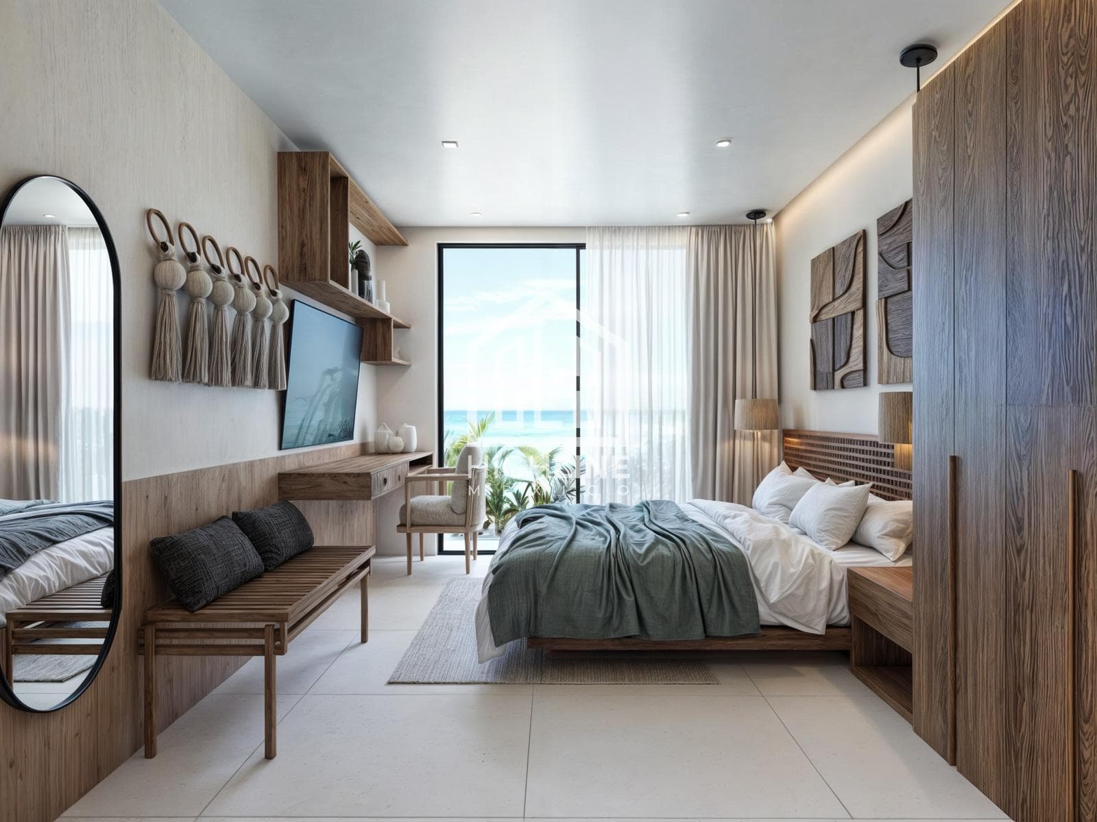 GARDEN APARTMENT, 1 BEDROOM, LIVING ROOM / BEACHFRONT / PRE-SALE / DIVING / CAPITAL GAIN 1