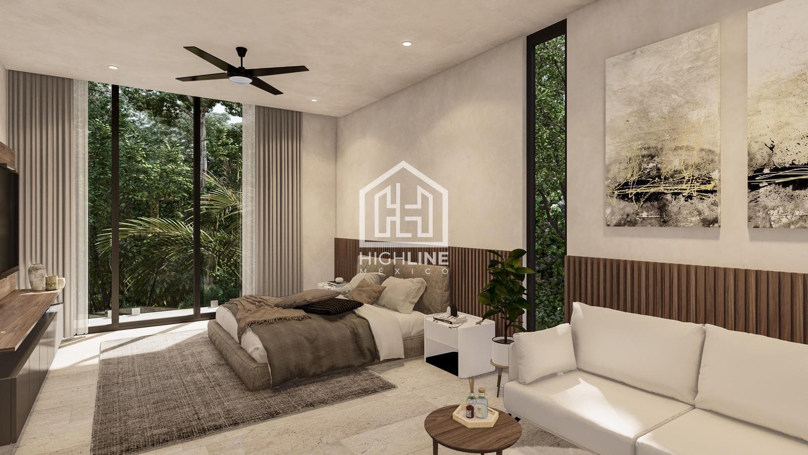 House for SALE in Tulum, 3 bedrooms, pool, golf course access, exclusive neighborhood