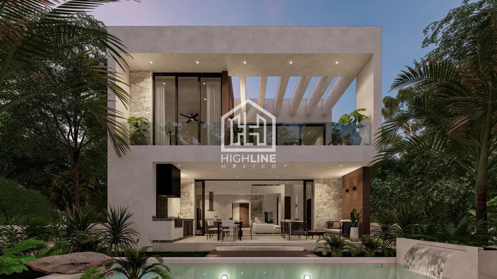 House for SALE in Tulum, 3 bedrooms, pool, golf course access, exclusive neighborhood