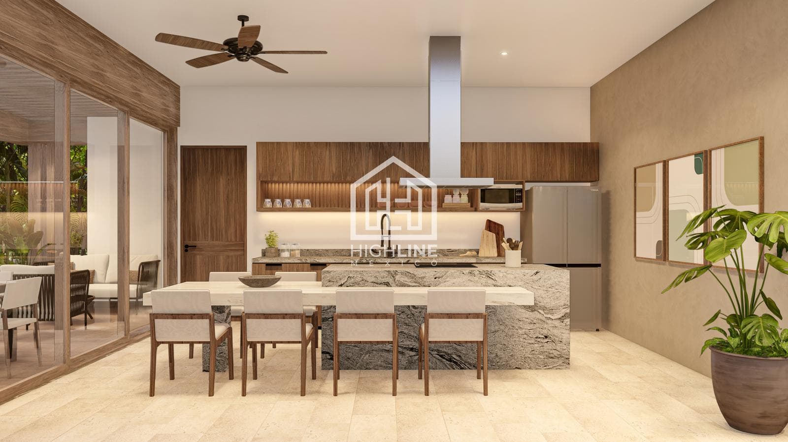 House for SALE in Tulum, 3 bedrooms, pool, golf course access, exclusive neighborhood