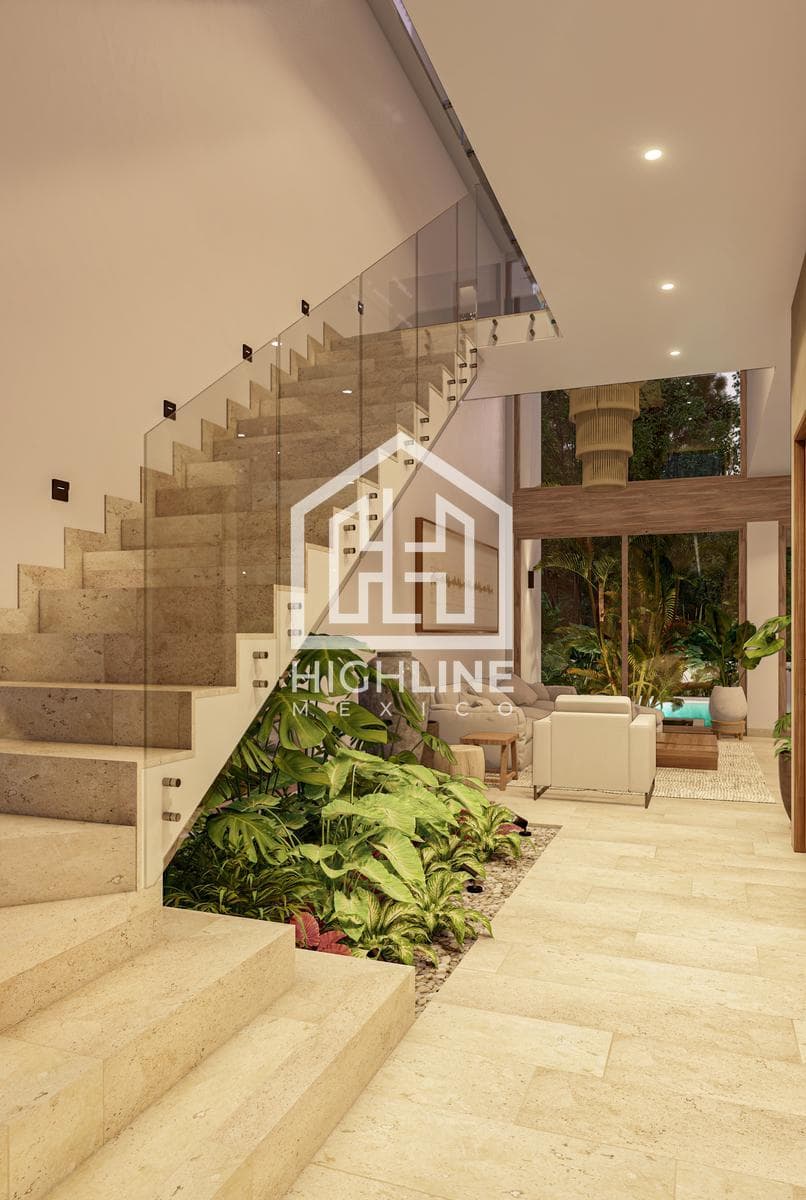 House for SALE in Tulum, 3 bedrooms, pool, golf course access, exclusive neighborhood