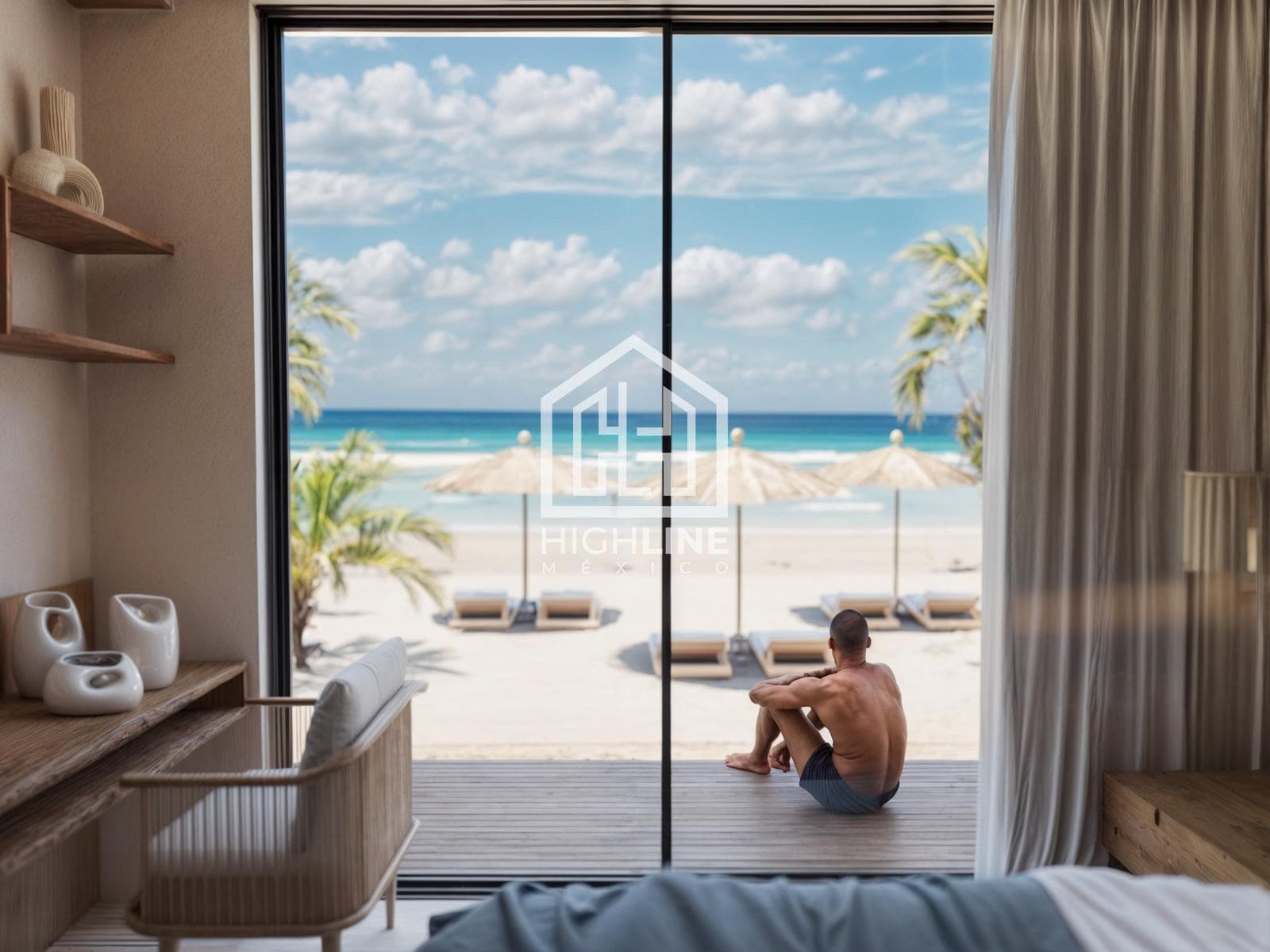 1-BEDROOM STUDIO APARTMENT / VIEW OF THE MALECON / PRE-SALE / SCUBA DIVING / CAPITAL GAINS / ROI.