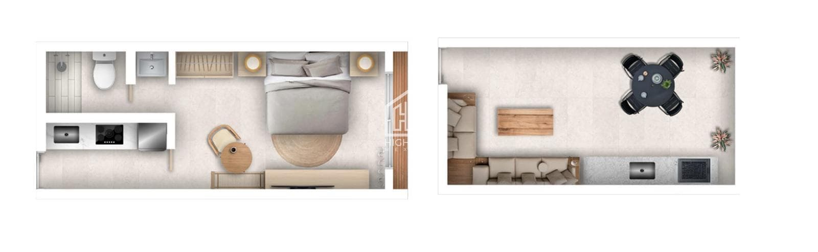 1-BEDROOM STUDIO APARTMENT / VIEW OF THE MALECON / PRE-SALE / SCUBA DIVING / CAPITAL GAINS / ROI.