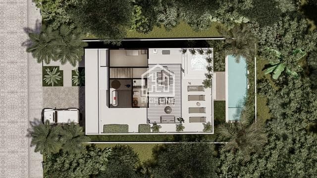 House for SALE in Tulum, 3 bedrooms, pool, golf course access, exclusive neighborhood
