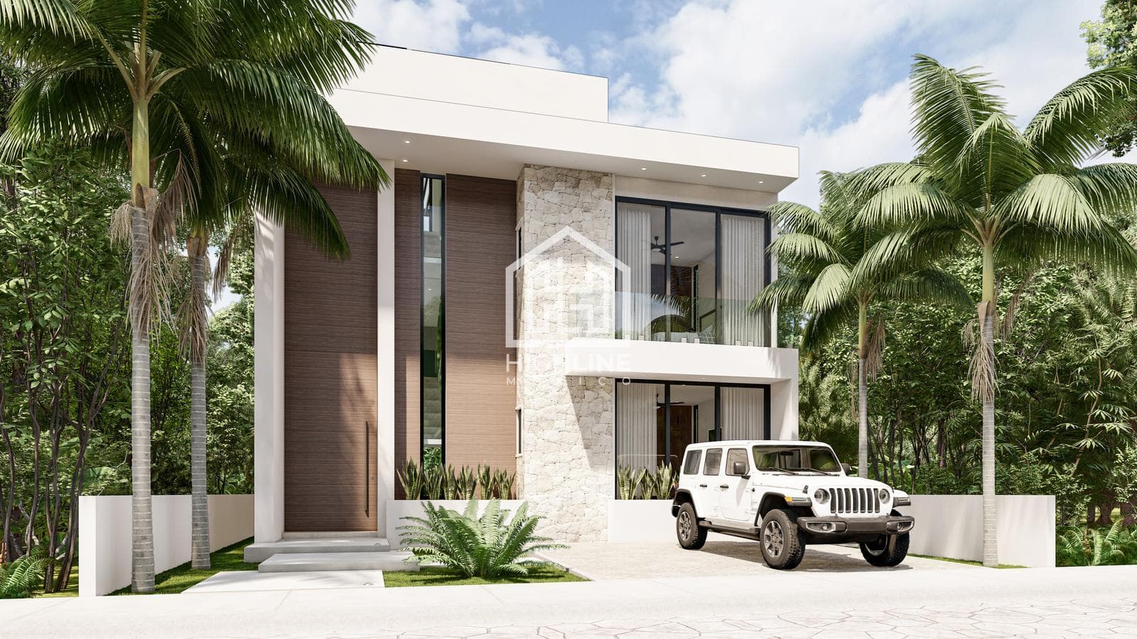 House for SALE in Tulum, 3 bedrooms, pool, golf course access, exclusive neighborhood