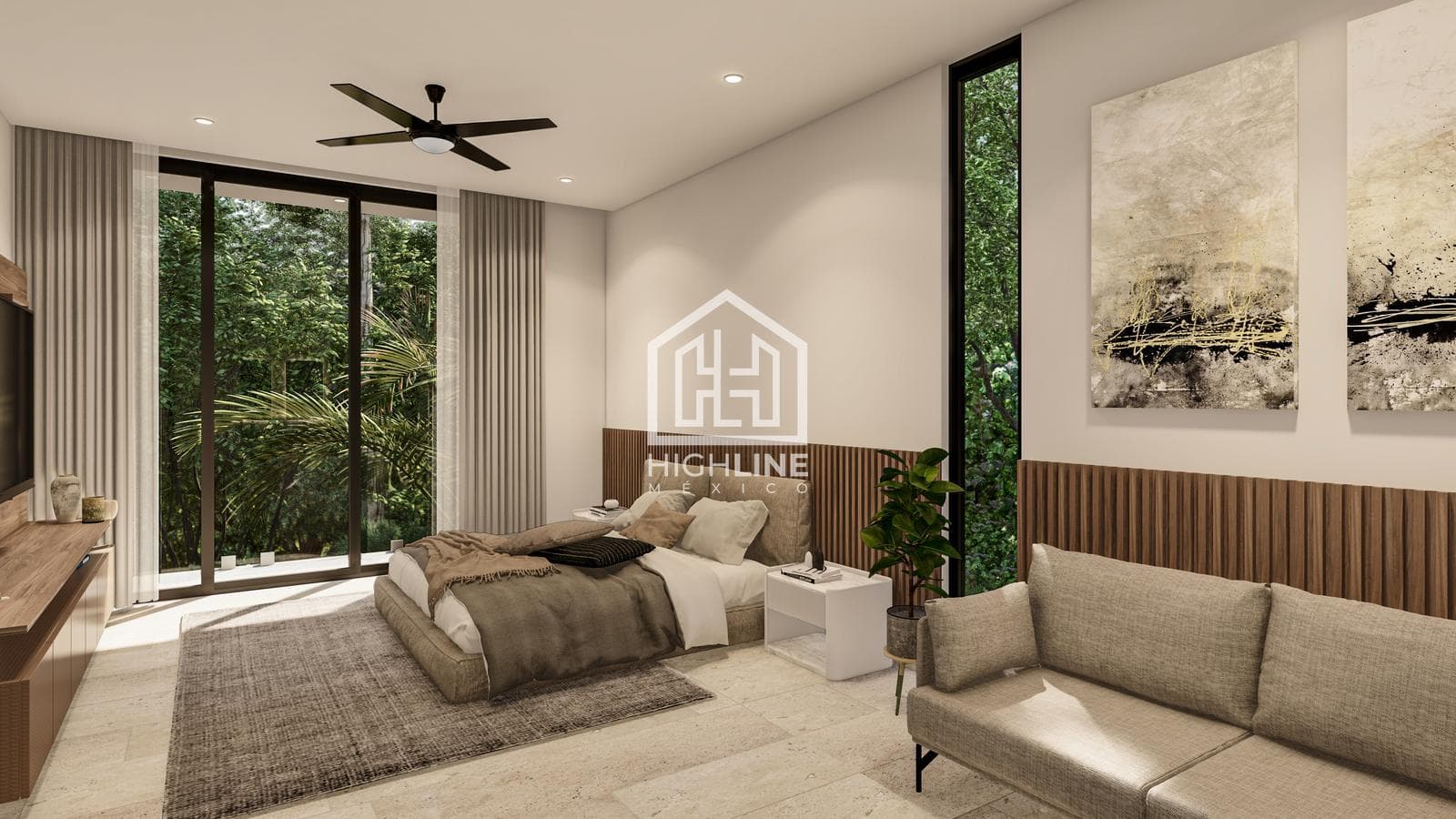 House for SALE in Tulum, 3 bedrooms, pool, golf course access, exclusive neighborhood
