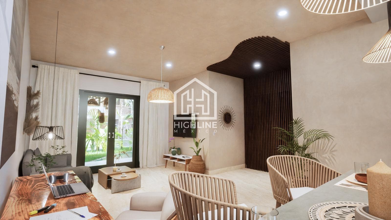 APARTMENT FOR SALE IN TULUM: 2 BEDROOMS WITH A POOL, ELEVATOR, AND SPA