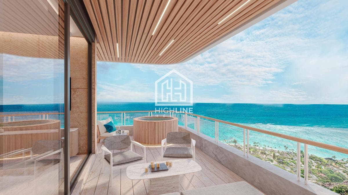 1-Bedroom Apartment for Sale in Puerto Morelos | Jacuzzi, Oceanfront