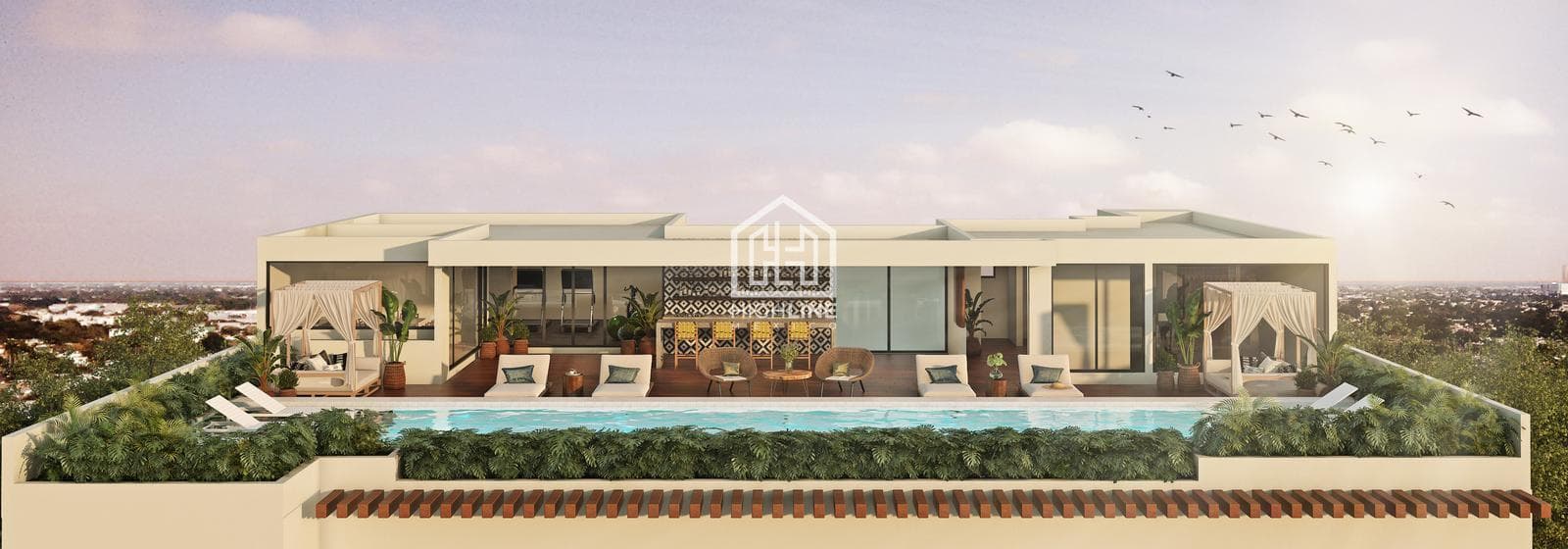 2-BEDROOM APARTMENT / 2 BLOCKS FROM THE OCEAN / PLAYA DEL CARMEN / APPRECIATION POTENTIAL / ROI.