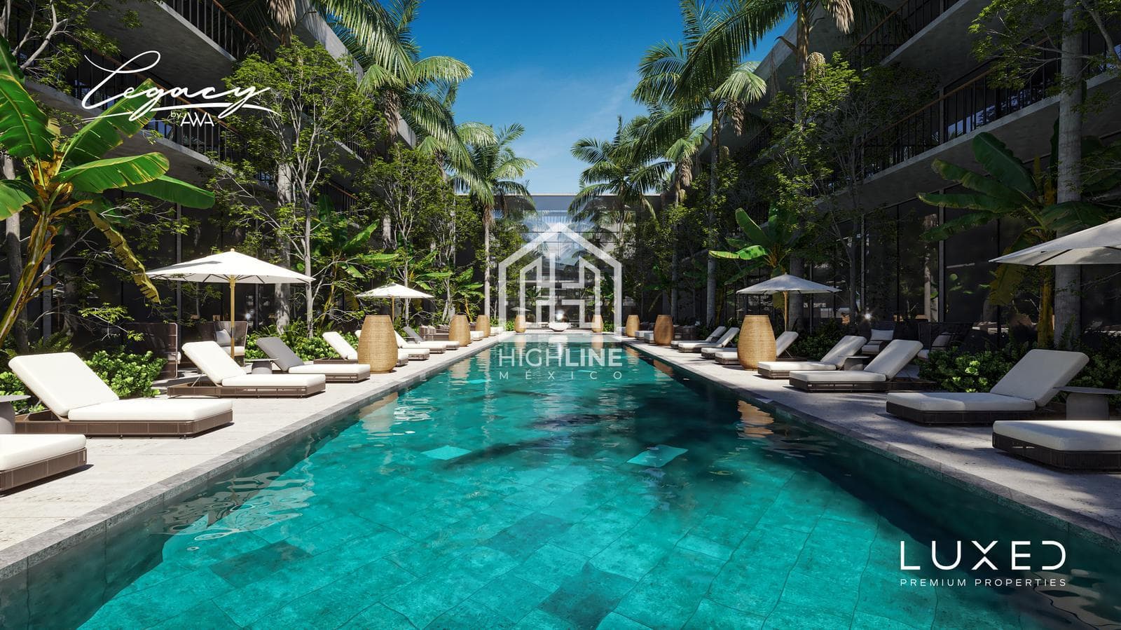 2-Bedroom Penthouse with Garden, Double-Height Ceilings, and Terrace—Resort-Style—For Sale