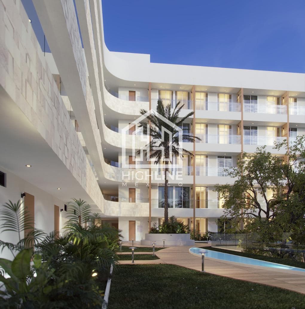 3-Bedroom Apartment for Sale in Puerto Morelos: Rooftop with Ocean View