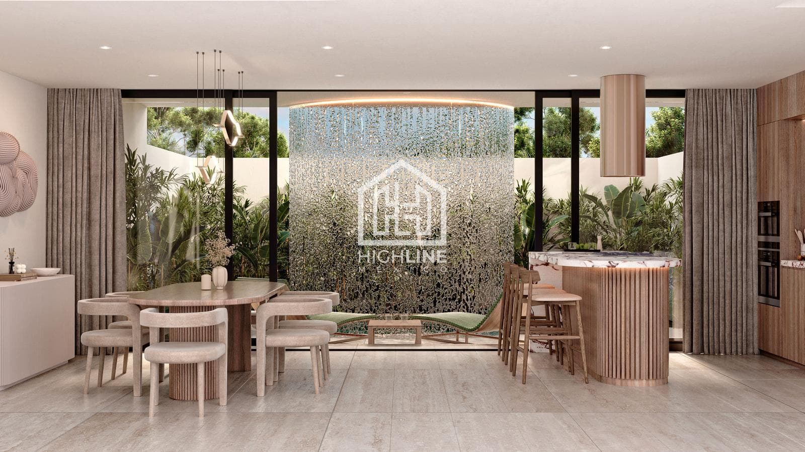 THREE-BEDROOM HOUSE FOR SALE WITH A POOL AND PRIVATE GARDEN, LOCATED IN A RESIDENTIAL COMPLEX IN PLAYA DEL CARMEN