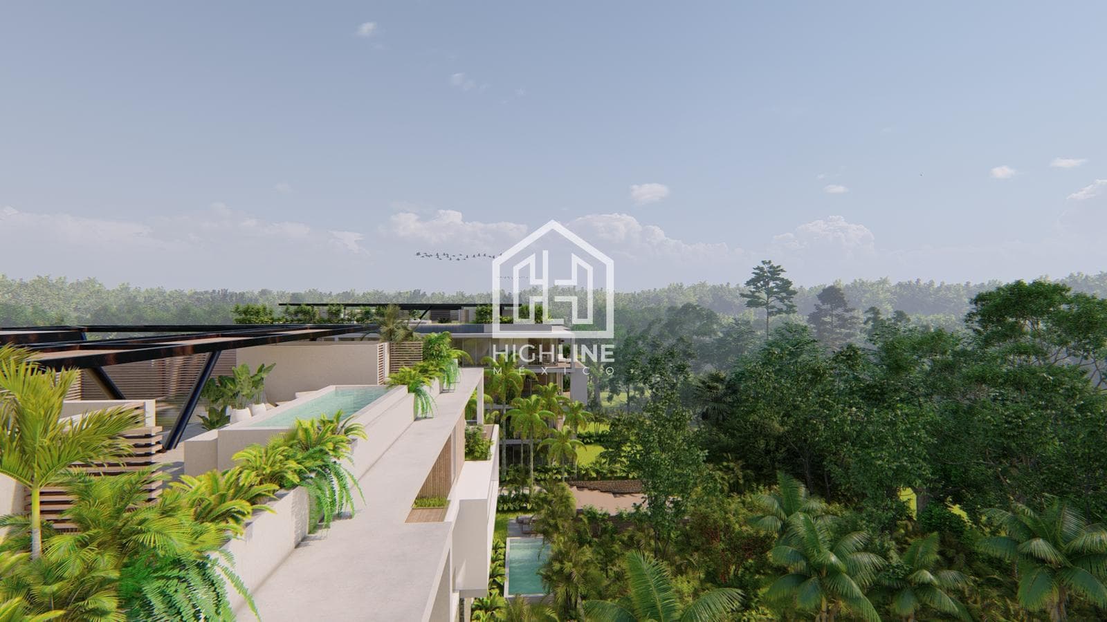 1-Bedroom Apartment for Sale in Playa del Carmen | Pool and Padel Court