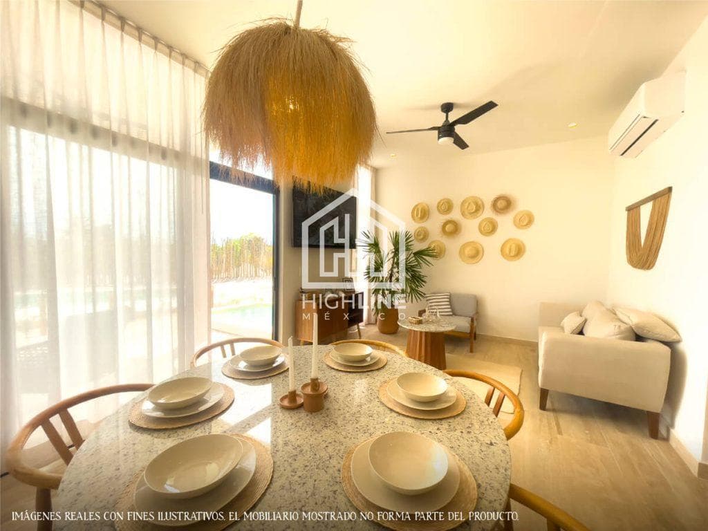3-Bedroom Apartment for Sale in Telchac Puerto Near the Beach | Pool and Grill Area