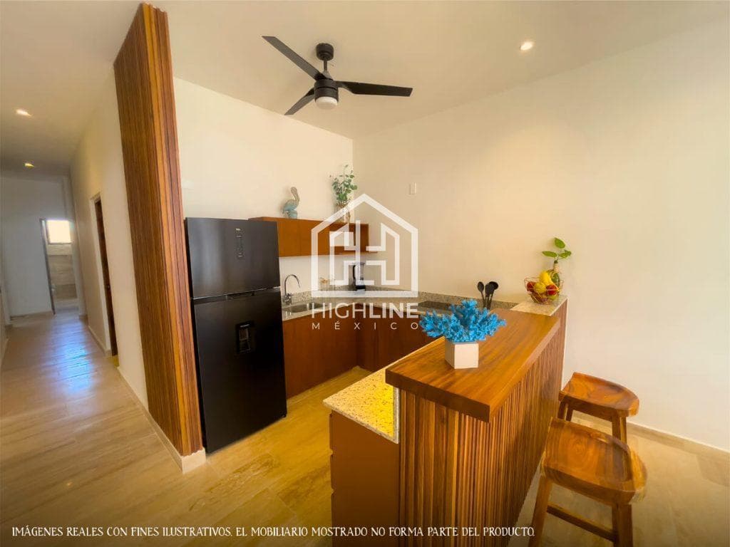 3-Bedroom Apartment for Sale in Telchac Puerto Near the Beach | Pool and Grill Area