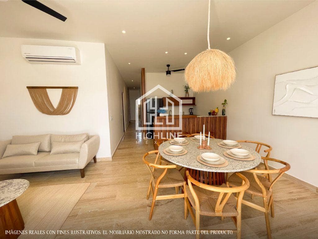 3-Bedroom Apartment for Sale in Telchac Puerto Near the Beach | Pool and Grill Area