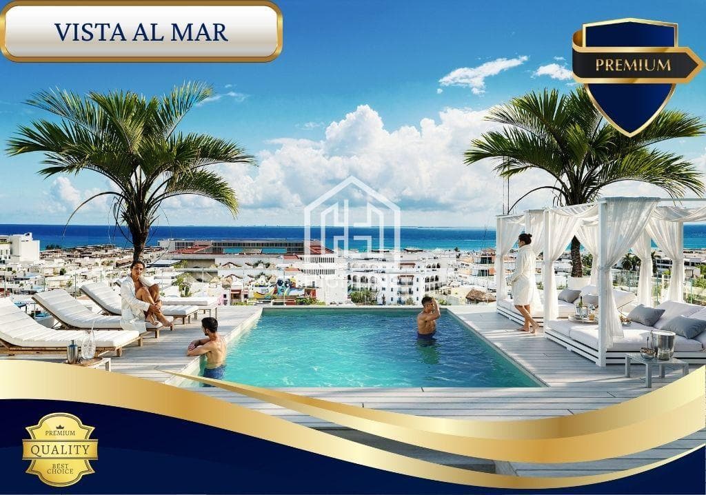 1-BEDROOM APARTMENT FOR SALE IN PLAYA DEL CARMEN, 6 BLOCKS FROM THE OCEAN