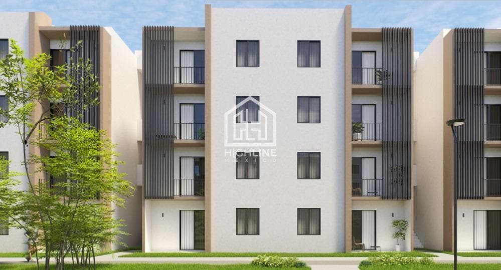 Two-bedroom apartment in Cancún on Avenida Huayacán with premium amenities