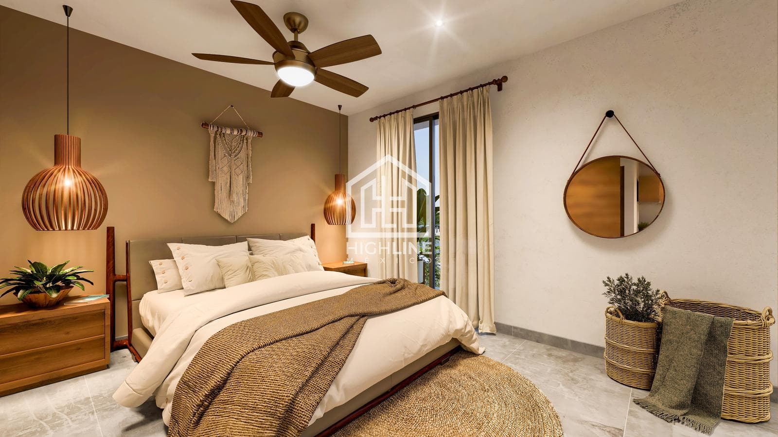 APARTMENT FOR SALE WITH OCEAN VIEW IN PUERTO MORELOS, 2 BEDROOMS, POOL, CAPITAL GAINS
