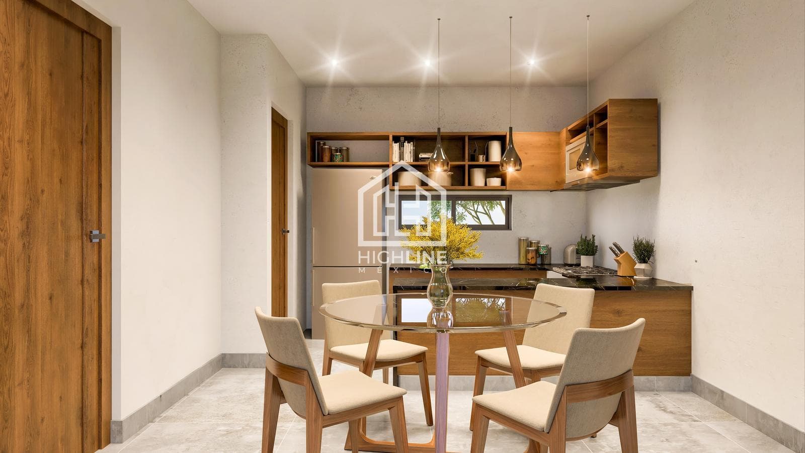 APARTMENT FOR SALE WITH OCEAN VIEW IN PUERTO MORELOS, 2 BEDROOMS, POOL, CAPITAL GAINS