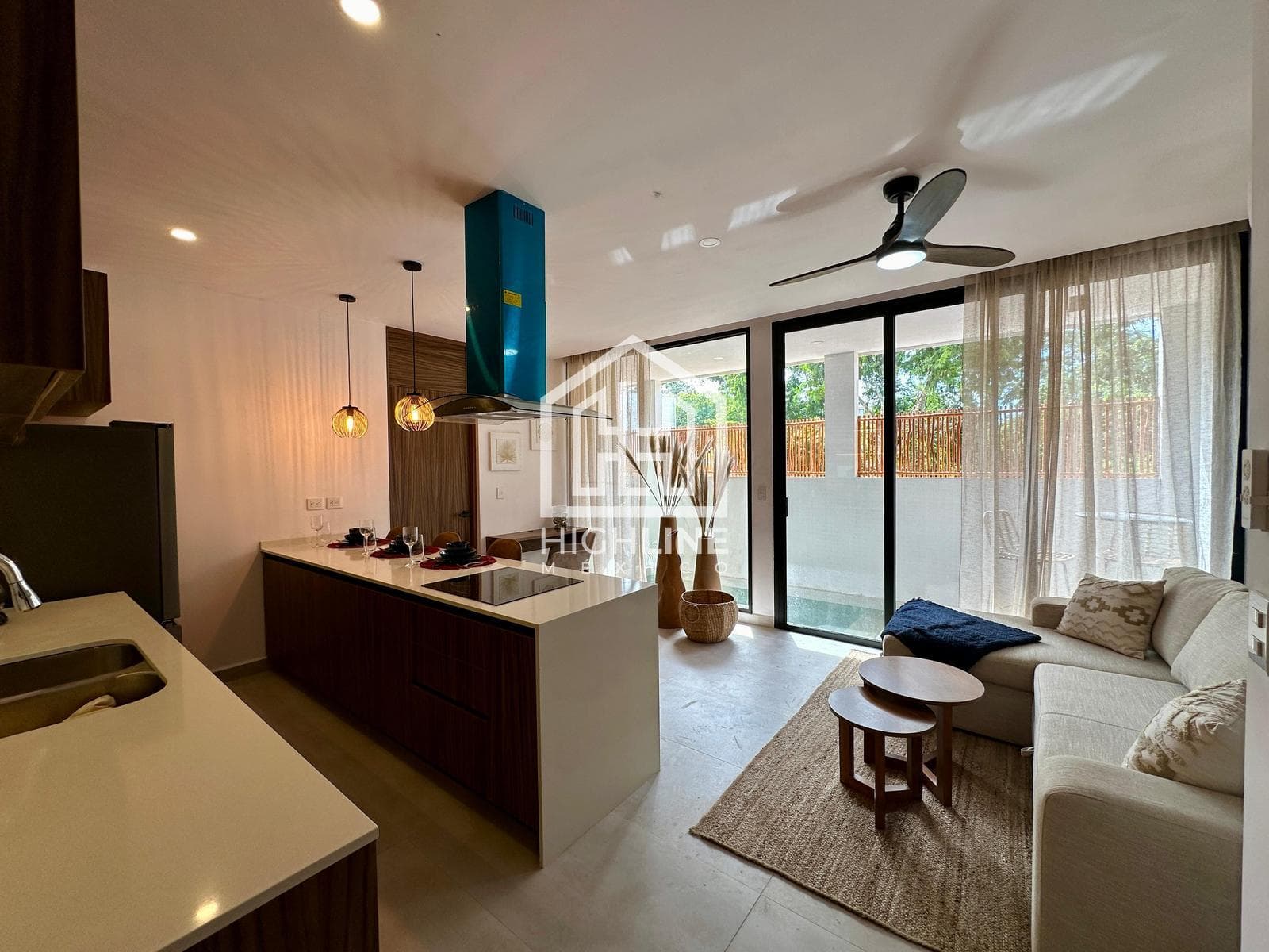 DEPARTAMENTO 2 RECÁMARAS LOCK-OFF CON PLUNGE POOL EN TULUM. ENTREGA INMEDIATA. ROOFTOP, COWORK, GYM.