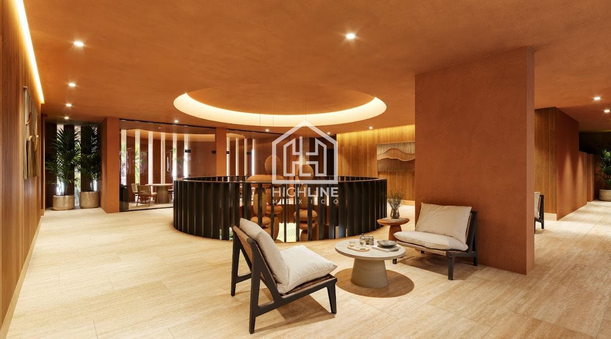 Beachfront 3-bedroom apartment for sale with a private beach club