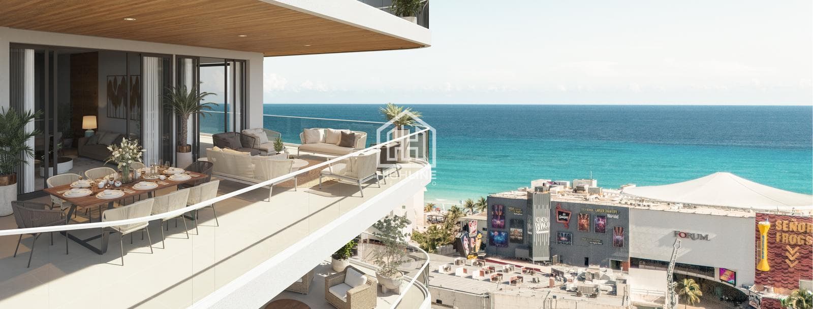 INVESTMENT OPPORTUNITY. APARTMENT IN CANCÚN'S HOTEL ZONE. EXCLUSIVITY AND LUXURY. PRE-SALE.