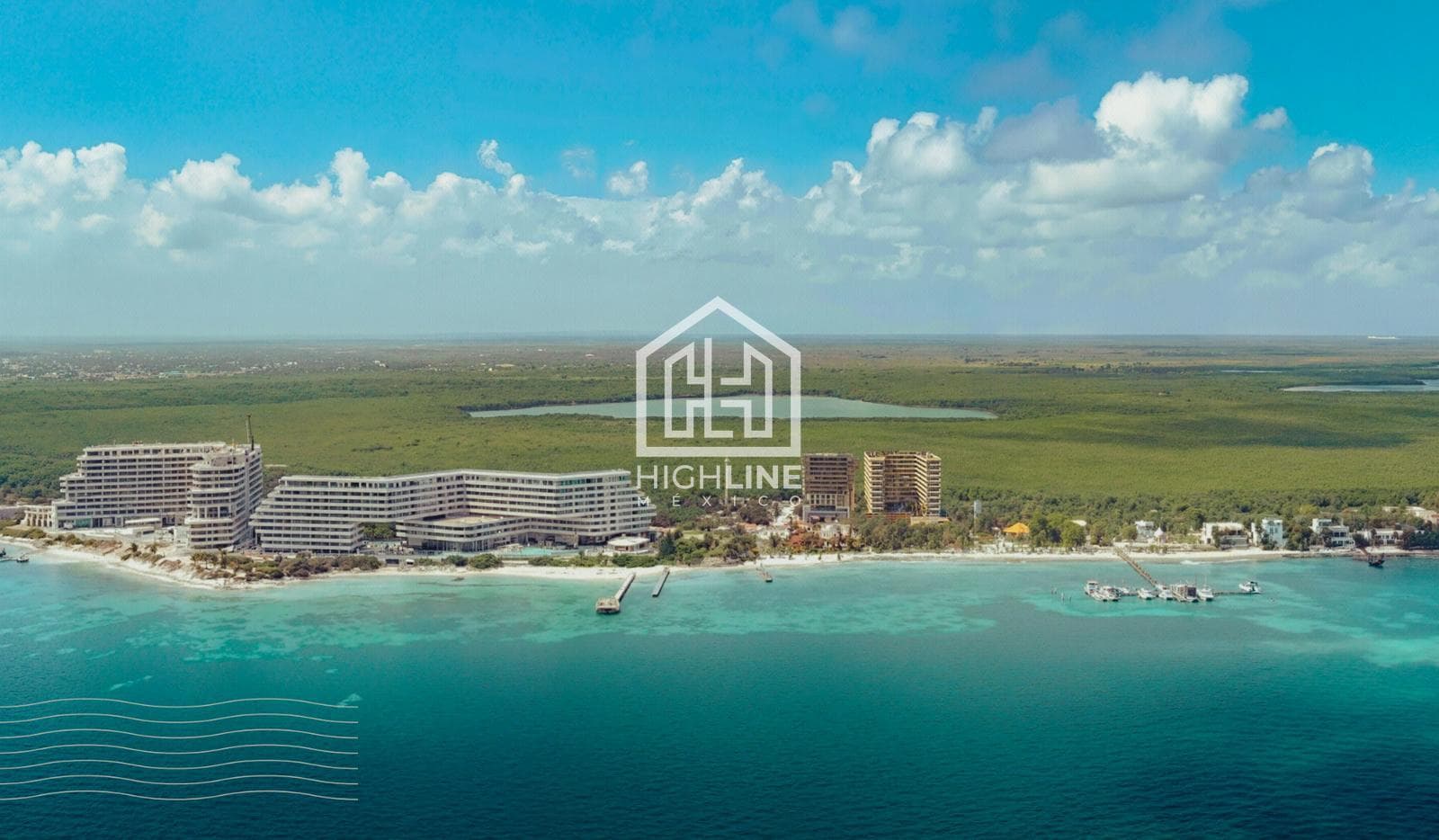 2-BEDROOM APARTMENT AT AN INTRODUCTORY PRICE IN COSTA MUJERES, CANCÚN'S NEW HOTEL DISTRICT.