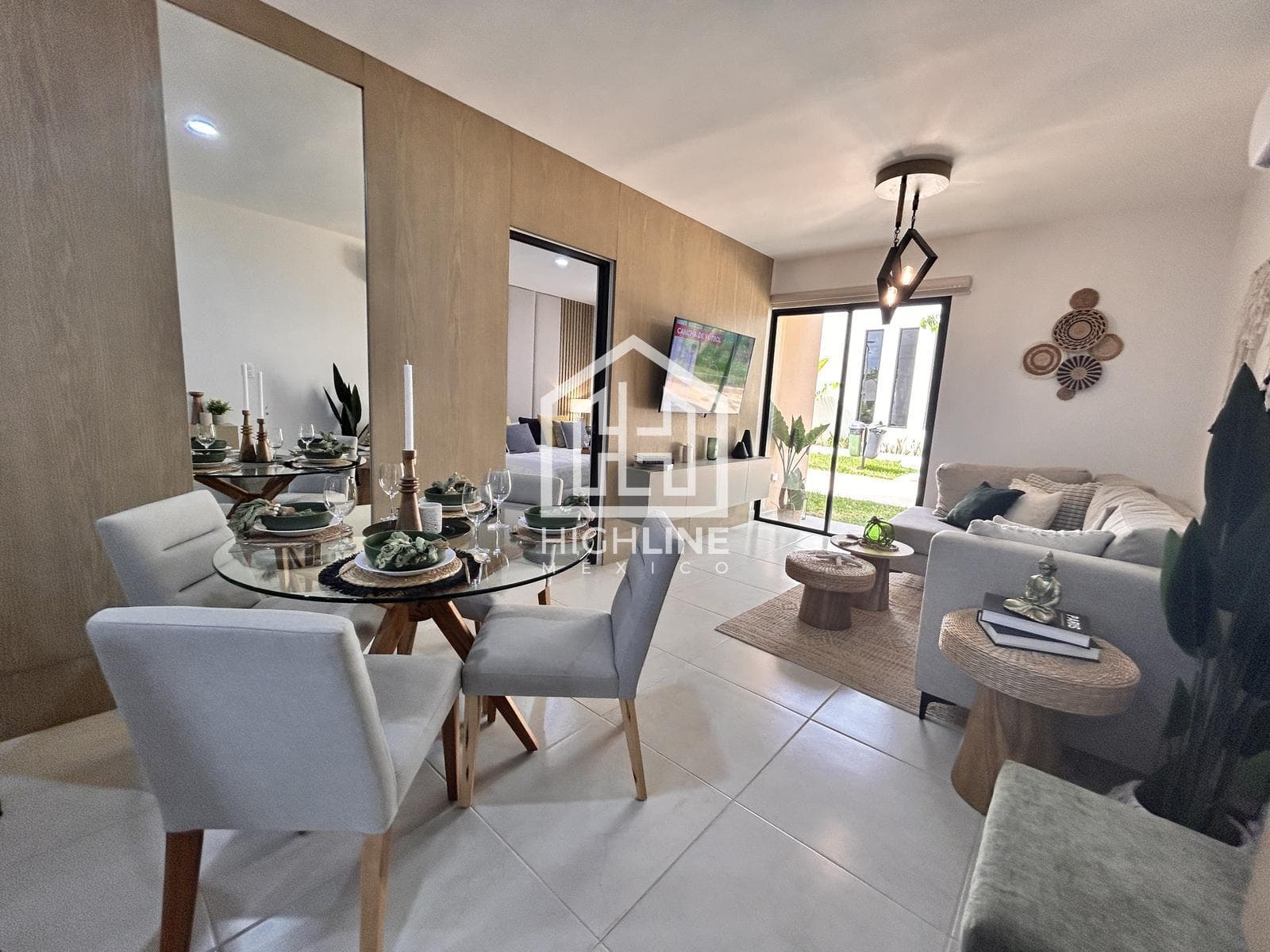 Brand-new 2-bedroom apartment in Cancún with a pool