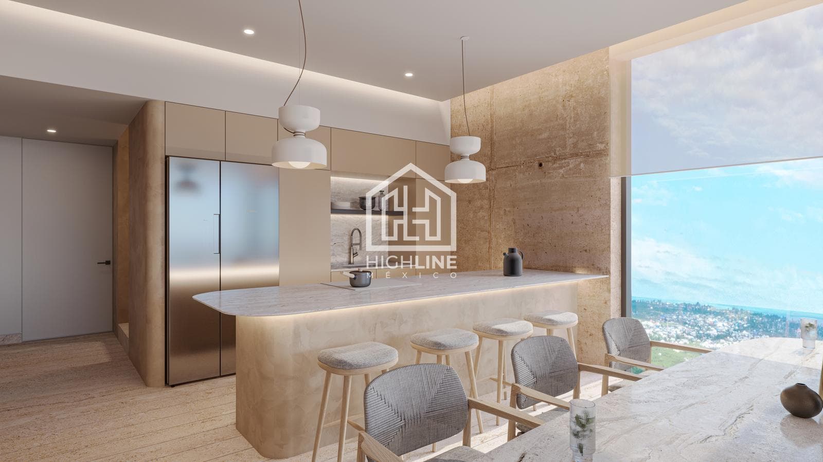 Departamento frente al mar en venta 136m | 2 recámaras | Puerto Morelos
