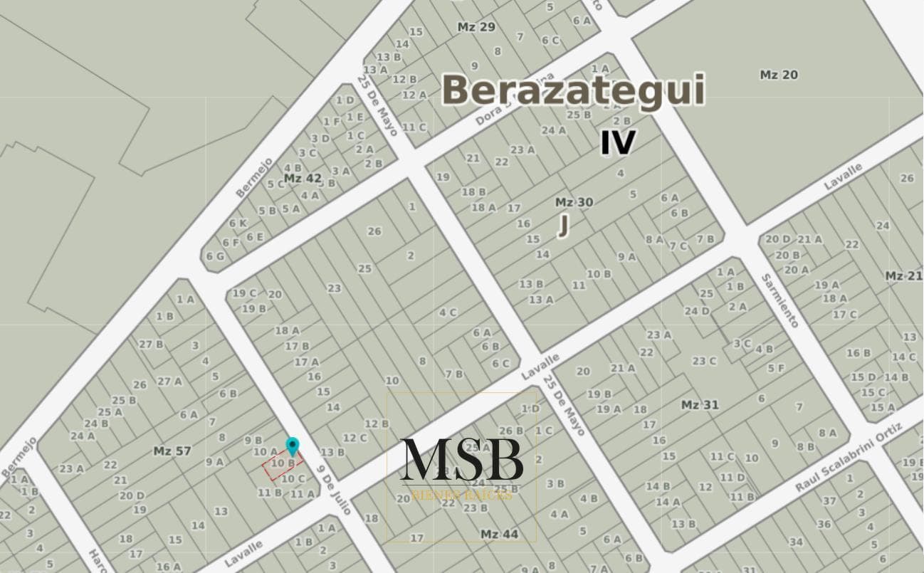 3-room house for sale in downtown Berazategui, suitable for professionals