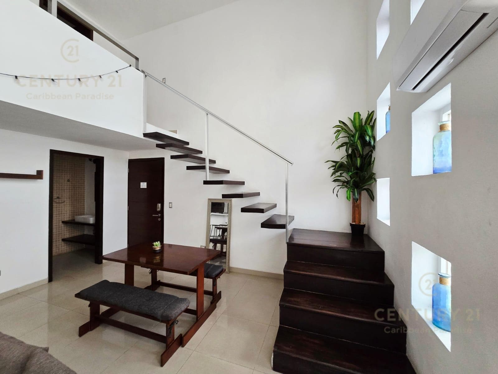 En renta Loft de 1 recámara en Plaza Paraíso, Playa del Carmen P3670