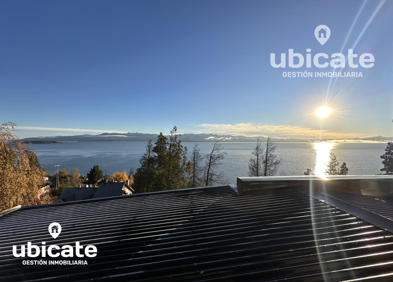 3-bedroom lakefront apartment with a balcony, terrace, and grill