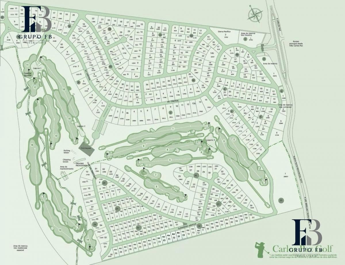 Lot at Carlos Paz Golf Club | Golf Course View + Approved Building Plan