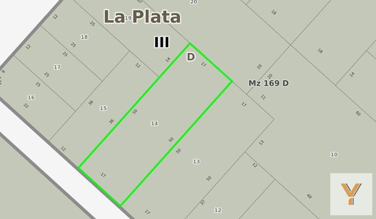 Land for Sale - 850 m² - Abasto, La Plata