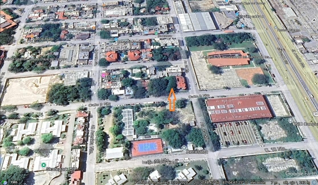 Lot in Downtown Playa del Carmen P3826