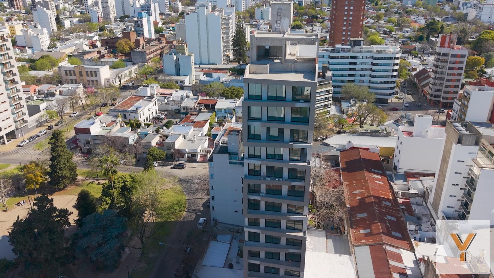 Apartment for sale (under construction) — 1 bedroom — 49 m² total — La Plata — well — development.